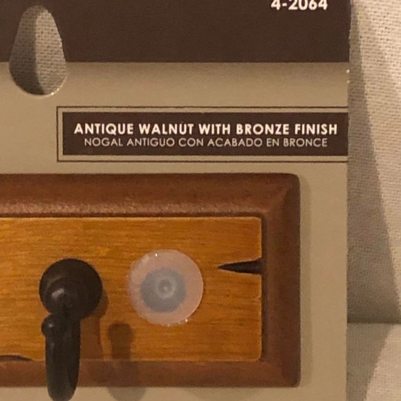 NIB Studio Decor Black Decorative 12" Ledge & NIP Hawthorne Key Rack W/ Screws - Picture 8 of 10